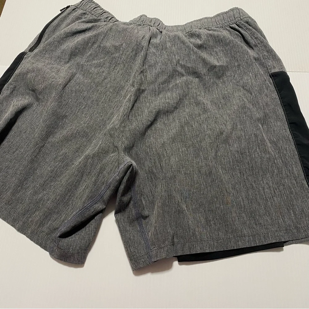 Gap Fit 2 in one lined bike shorts athletic shorts gray M